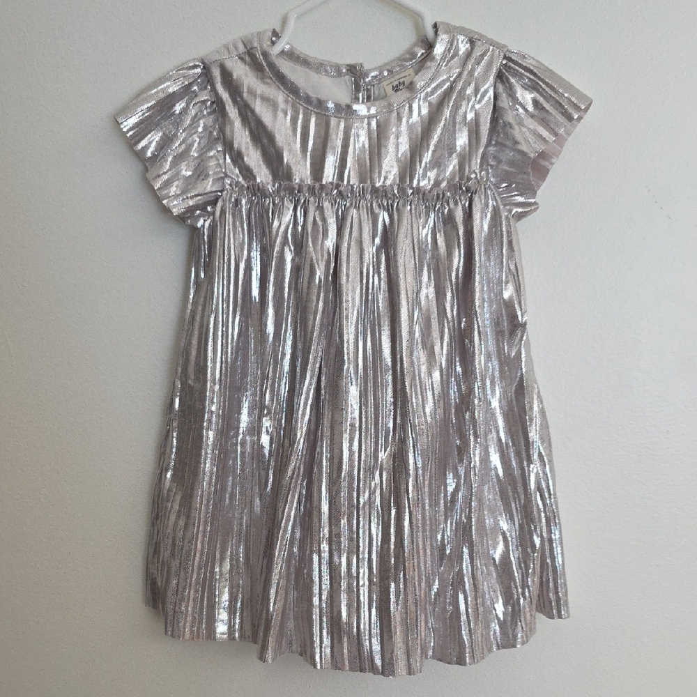 OshKosh B'gosh Metallic Silver Kids Dress